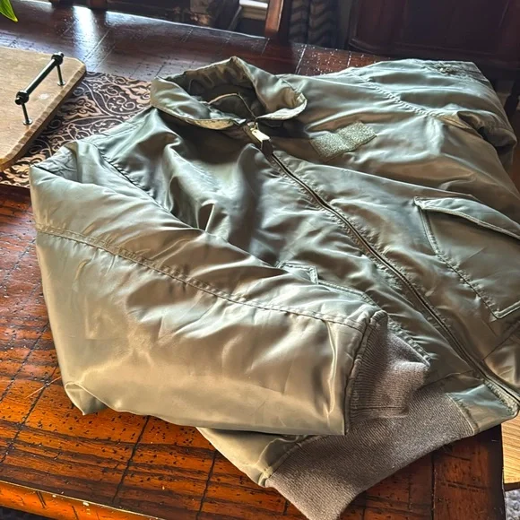 Green Bomber Jacket - Picture 3 of 3